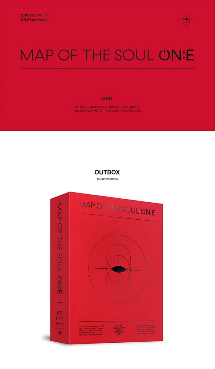 BIGHIT Ent. BTS Map Of The Soul On: E DVD + Extra Photo Card Set